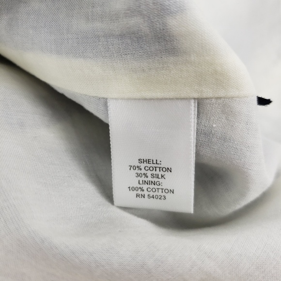 Banana Republic Floral A Line Skirt Sz 4 - Picture 7 of 8